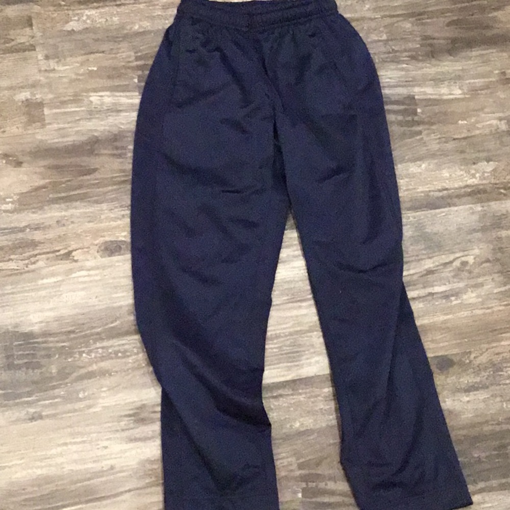 Blue sweatpants